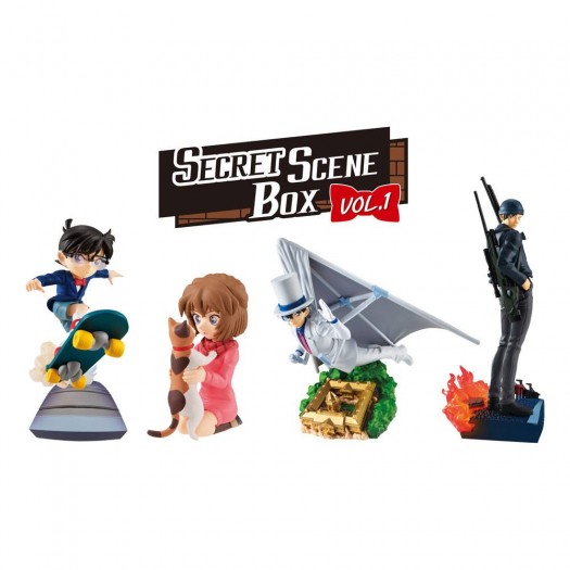Detective Conan - Petitrama Series SECRET SCENE BOX Vol. 1 BOX 4 Pezzi 8cm (EU)