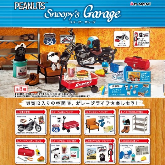 Peanuts - Snoopy's Garage BOX 8 pezzi (EU)