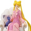 Sailor Moon Cosmos The Movie - Ichibansho Tsukino Usagi & Luna -Antique Style- 13cm