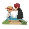 One Piece - World Collectable Figure Log Stories Monkey D. Luffy & Shanks 7cm