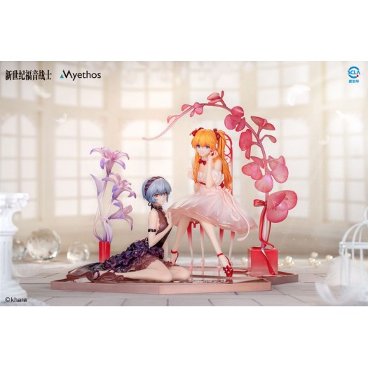 Evangelion - Ayanami Rei & Shikinami Asuka Langley 1/7 Whisper of Flower Ver. 15-22cm (EU)