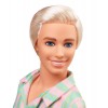 Barbie The Movie - Doll  Ken Wearing Pastel Striped Beach Matching Set