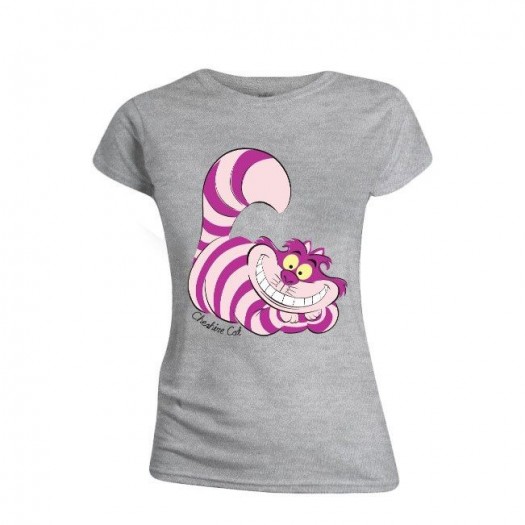 Alice in Wonderland Ladies T-Shirt Chesire Cat M Size