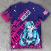 Vocaloid / Character Vocal Series 01 - Hatsune Miku T-Shirt Expressive Vibes (different size S,M,L,XL)