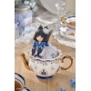 Tea Time Cats - Ribose Decorated Life Collection Series Cow Cat 15,8cm (EU)