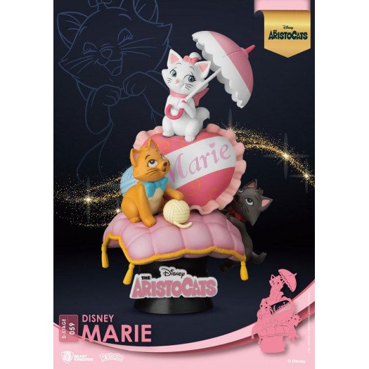 Disney Classic Animation Series - D-Stage 059 Diorama The Aristocats: Marie 15cm
