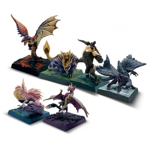 Monster Hunter - Trading Figures Monster Collection Gallery Vol.1 BOX 6 pezzi 6,5cm (EU)