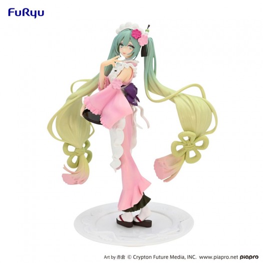 Vocaloid / Character Vocal Series 01 - Exceed Creative Hatsune Miku Matcha Green Tea Parfait Cherry Blossom Ver. 20cm