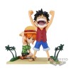 One Piece - World Collectable Figure Log Stories Luffy & Nami 7cm