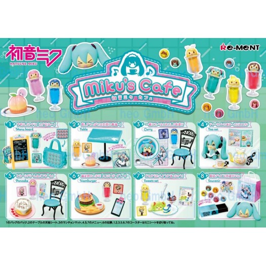 Vocaloid / Character Vocal Series 01 - Hatsune Miku Accessory Sets Miku's Cafe BOX 8 pezzi (EU)