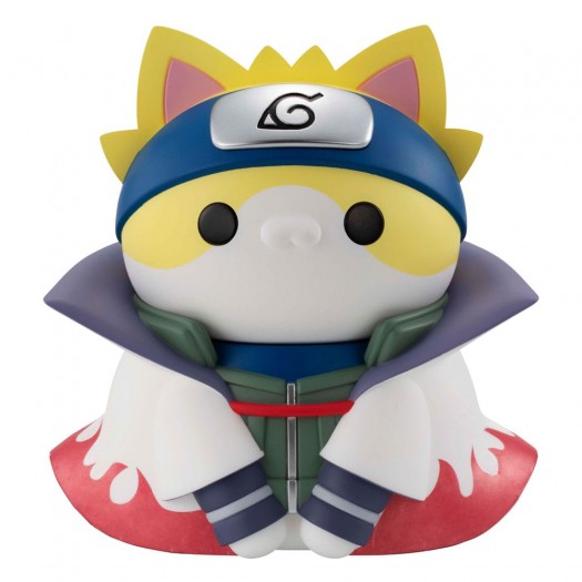 Naruto Shippuuden - MEGA CAT PROJECT Nyantomo Ookina NYARUTO! Series 1 Namikaze Minato 10cm (EU)