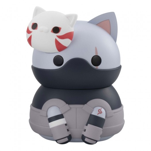 Naruto Shippuuden - MEGA CAT PROJECT Nyantomo Ookina NYARUTO! Series 2 Hatake Kakashi Anbu 10cm (EU)