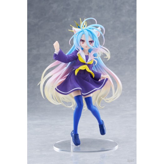 No Game No Life - Coreful Figure Shiro Nekomimi Seifuku Ver. 18cm