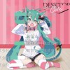Vocaloid / Character Vocal Series 01 - Desktop Cute Figure Hatsune Miku Nekomimi T-Shirt Ver. 13cm