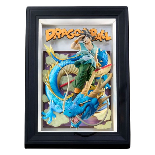 Dragon Ball Z - Tamashii Art 3D Relief Picture Son Goku & Dragon 27,5cm (EU)