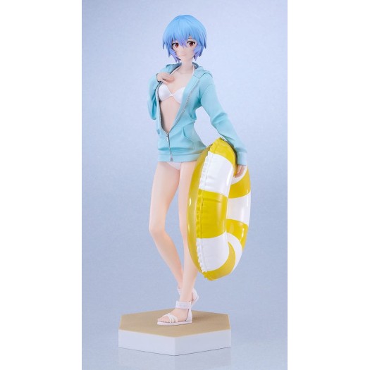 Rebuild of Evangelion - POP UP PARADE Beach Queens Ayanami Rei L Size 22cm Exclusive