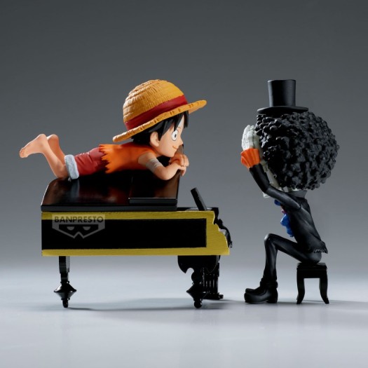 One Piece - WCF Log Stories  Monkey D. Luffy & Brook That's Great!! After all This Time, He's Still…!!! 8cm