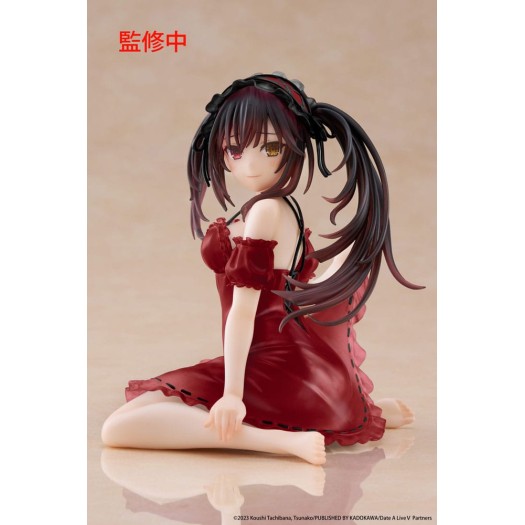 Date A Live V - Desktop Cute Figure Tokisaki Kurumi Nightwear Ver. Renewal 13cm