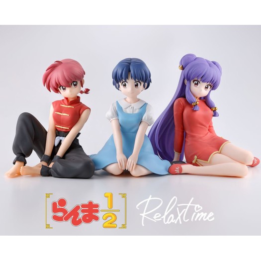 Ranma 1/2 - Relax Time Saotome Ranma (Girl), Tendou Akane & Shampoo 12cm