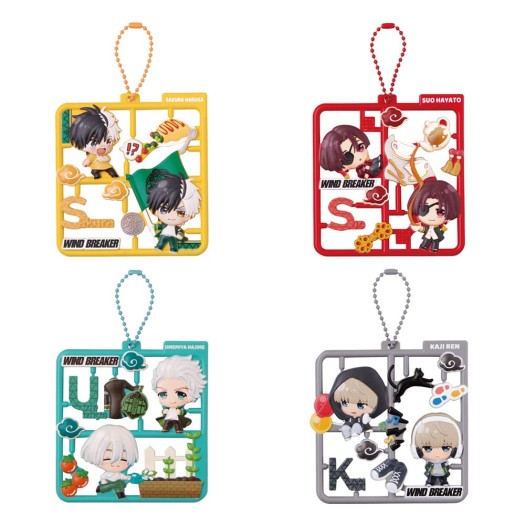 Wind Breaker - Plat Collection Keychain Vol. 2 Assortment 4 pezzi 9cm (EU)