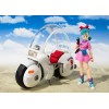 Dragon Ball - S.H. Figuarts Vehicle with Figure: Bulma's Motorcycle Hoipoi Capsule No. 9 17,5cm (EU)