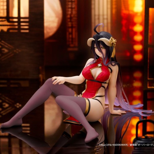 Overlord IV - Desktop Cute Figure Albedo China Dress Renewal Ver. 13cm