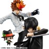 Katekyo Hitman Reborn! - G.E.M. Series Sawada Tsunayoshi & Hibari Kyoya & Reborn Set 21cm Exclusive