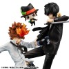 Katekyo Hitman Reborn! - G.E.M. Series Sawada Tsunayoshi & Hibari Kyoya & Reborn Set 21cm Exclusive