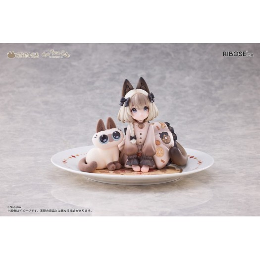 Tea Time Cats - Decorated Life Collection Series Siamese Cat Azuki-san Friendship Collaboration Set 18cm Exclusive