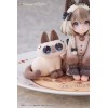 Tea Time Cats - Decorated Life Collection Series Siamese Cat Azuki-san Friendship Collaboration Set 18cm Exclusive