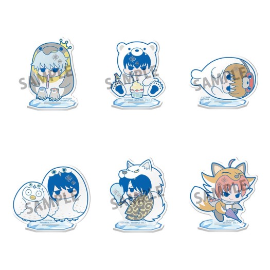 Gintama - Acrylic Figure Prince Hata & Animals of Ice BOX 6 pezzi 6cm (EU)