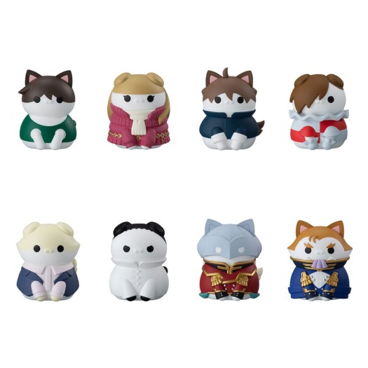 Mobile Suit Gundam - MEGA CAT PROJECT New Mobile Report Nyandam Cats Transformation Mission Accomplished! BOX 8 pezzi 3cm (EU)