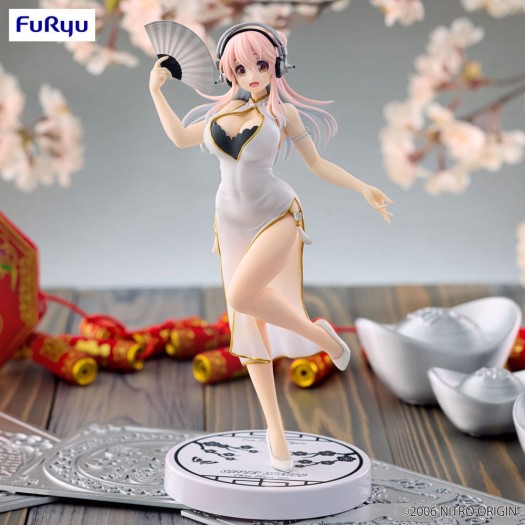 Super Sonico - Trio-Try-iT Super Sonico White China Dress Ver. 21cm