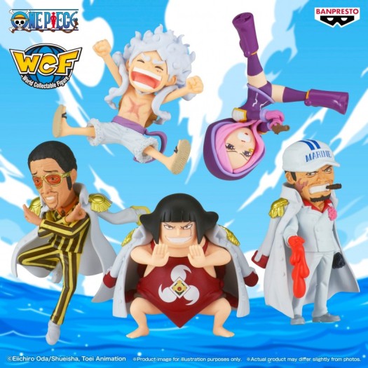 One Piece - World Collectable Figure Egghead BOX 12 pezzi random 8cm