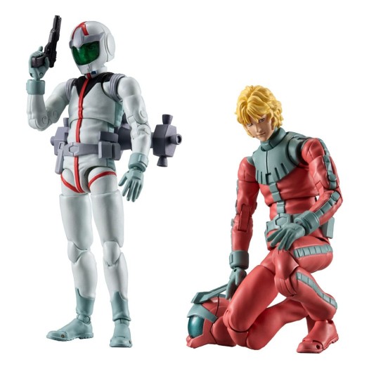 Mobile Suit Gundam - G.M.G. Collection EX 09 Earth Federation Amuro Ray & Char Aznable Normal Suit Ver. 10cm (EU)