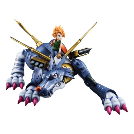 Digimon Adventure - Precious G.E.M. Series Metal Garurumon & Ishida Yamato 30cm Exclusive