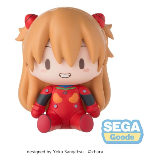 Evangelion: New Theatrical Edition - Fuwa Petit Chibi Figure Asuka Plug Suit 8cm