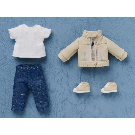 Nendoroid Doll Outfit Set: Leather Jacket (Ivory) (EU)