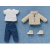 Nendoroid Doll Outfit Set: Leather Jacket (Ivory) (EU)