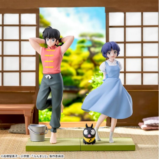 Ranma 1/2 - Luminasta Saotome Ranma & Tendou Akane & P-Chan 20cm