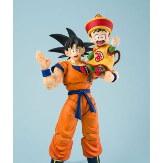 Dragon Ball - S.H. Figuarts Son Goku & Son Gohan Kid & Kintoun 6-14cm (EU)