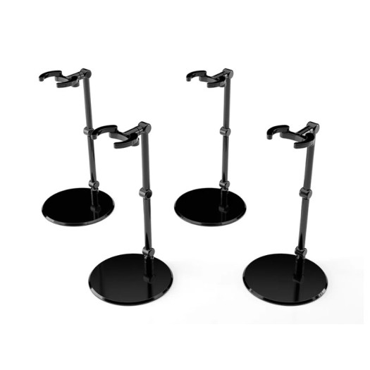 The Simple Stand mini x4 Black (for Small Figures & Chibi Figures) 3-10,7cm (EU)