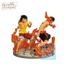 One Piece - Ichibansho Revible Moment Dramatic Memories Portgas D. Ace & Monkey D. Luffy 15cm