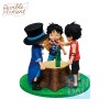 One Piece - Ichibansho Revible Moment Dramatic Memories Ace, Sabo & Luffy 10cm