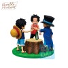 One Piece - Ichibansho Revible Moment Dramatic Memories Ace, Sabo & Luffy 10cm