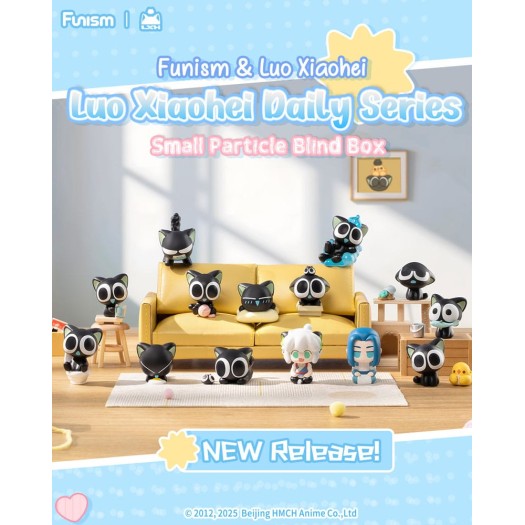 Luo Xiaohei - Mini Figures Q face Series 1 BOX 4 pezzi random 3cm (EU)