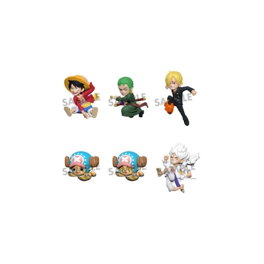 One Piece - Tobimasu Trading Figure BOX 6 pezzi random 5cm (EU)