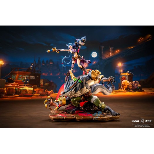 League of Legends - 2XKO inx & Warwick Diorama 1/10 37cm