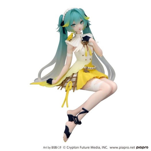 Vocaloid / Character Vocal Series 01 - Noodle Stopper Hatsune Miku Canary Bird Ver. 14cm