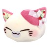 Nemuneko Cat Sweet Big Plush Figure Berry Pink 35cm